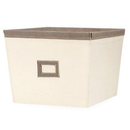 Whitmor Canvas Storage Tote, Cappuccino