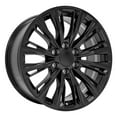 thumbnail image 3 of OE Wheels CA93 20 Inch Rims Fit Escalade-V Series Style 6x139.7 20x9 Satin Black - Hollander 4869 (Set of 4), 3 of 5