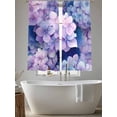 thumbnail image 6 of Spring Purple Hydrangea Sheer Curtains 72 Inches Long 2 Panels Set, Window Sheer Curtains for Living Room/Bedroom, Country Flowers Garden Plants Light Filtering Rod Pocket Curtain 52''x72''x2, 6 of 8