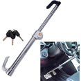 thumbnail image 1 of Universal Steering Wheel Brake Lock Anti-theft Retractable Double Hook Car Clutch Pedal Lock, 1 of 7
