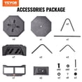 thumbnail image 4 of VEVOR Compost Bin, 43-Gal Dual Chamber Composting Tumbler, Large Tumbling Rotating Composter with 2 Sliding Doors and Steel Frame, BPA Free Composter Bin Tumbler, 4 of 9