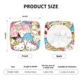 thumbnail image 5 of Saiise Sanrio Print Seat Covers for Dining Room Chair,Stretch Fit Removable Washable Chair Seat Cushion Protector Slipcovers with Ties-Two Pieces, 5 of 8