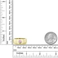 thumbnail image 4 of Gem Stone King Men's 18K Yellow Gold Plated Silver Pink Simulated Opal Ring | 1.05 Cttw | Oval Cabochon 8X6MM | Gemstone October Birthstone | Size 8, 4 of 4