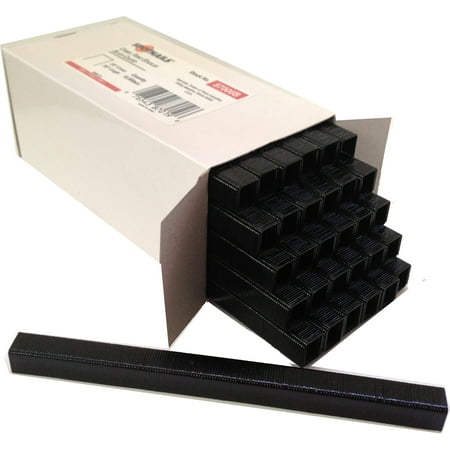 

*BLACK ** C08 Upholstery Fine Wire Staple 22 Gauge 3/8 crown 1/2 length
