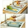 thumbnail image 4 of Colador plegable sobre el fregadero Fregadero ajustable Cesta de verduras Drenaje de frutas Leyfeng  Cesta de drenaje, 4 of 7