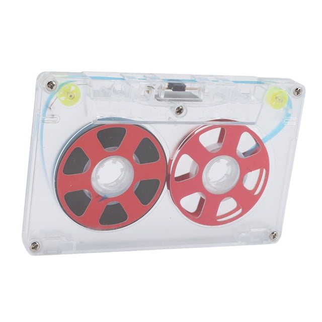 Reshow Casetes de Audio, Cintas de Casetes en Profesionales de 46 Minutos Conedas Chapadas en Metal, Cinta de Casete Vacía de Aluminio para Grabación de Música