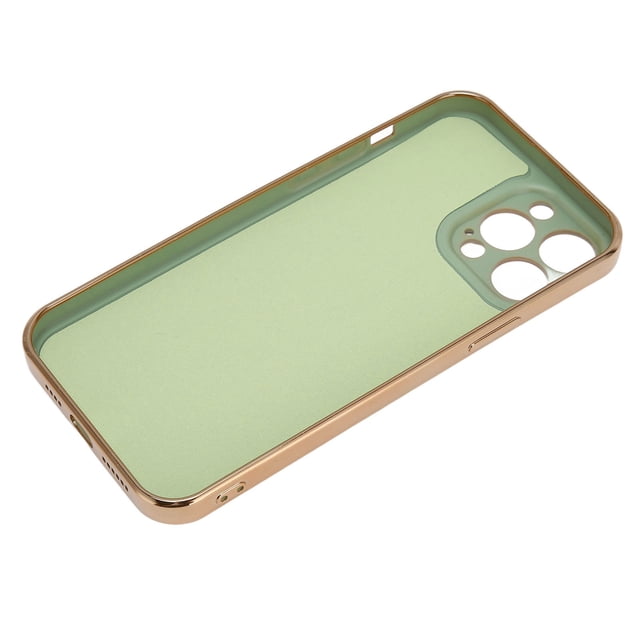 Para Funda De Teléfono Para 13 Pro Max Con Soporte De Anillo Chapado En Brillo De Oro Rosa Para Mujer, Funda De Teléfono De TPU Flexible Suave Y Ultrafina
