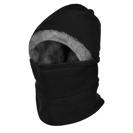 Black Menu Cover Vbiger Winter Neck Warmer Hat Warmer Face Cover Windproof Balaclavas for Men and Women, Black ()
