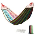 thumbnail image 2 of 1 Set Hammock Anti-rollover Heavy Duty Thick Strong Load-bearing Travel Hammock for Picnic, 2 of 8