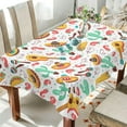thumbnail image 4 of Cinco De Mayo Design Rectangle Tablecloth, Dust Proof Anti Wrinkle Wipeable Table Cloth Tabletop foration of Dinner Kitchen Wedding Holiday Party 60"x90" Decor Gift, 4 of 7