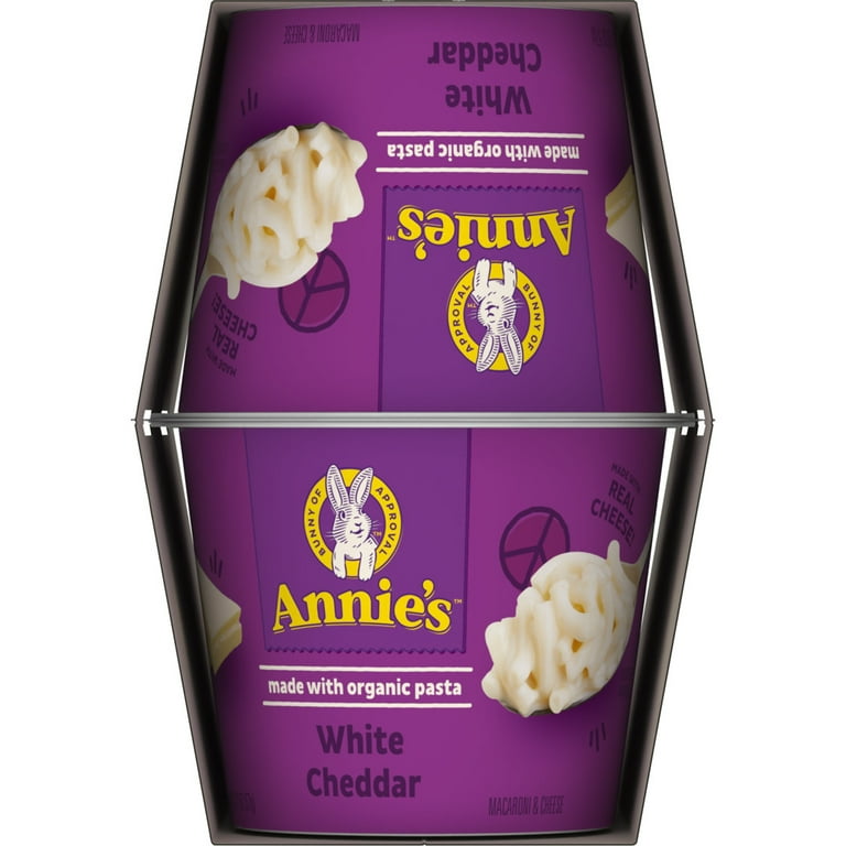 Annie's White Cheddar Microwave Mac and Cheese Cups with Organic