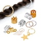 thumbnail image 5 of Lazos para el cabello de tres capas, 90 piezas Anillos para trenzas para el cabello Lazos para trenzas para el cabello Pinzas para el cabello con rastas Salida de alta intensidad, 5 of 9