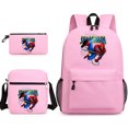 thumbnail image 3 of Nueva mochila periférica de Spiderman Across The Spider-verse, mochila de tres piezas, bolsas de lona para computadora de gran capacidad para estudiantes, 3 of 5