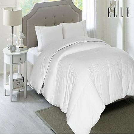 ELLE 1200 Thread Count Cotton Rich Down Comforter 600 Fill Power