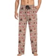 thumbnail image 4 of FREEAMG Sweets Pajama Pants for Men, Men's Separate Bottoms, Comfortable Sleep Lounge Pj Pants, 4 of 7