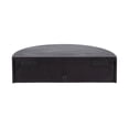 thumbnail image 4 of Kate and Laurel Reid Ribbed Wooden Floating Side Table, 20 x 11 x 6, Black, Modern Wood Floating Nightstand with Drawer for Extra Storage and Added Functionality, 4 of 9