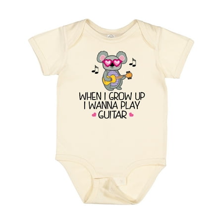 

Inktastic Future Guitar Player Cute Music Gift Baby Girl Bodysuit