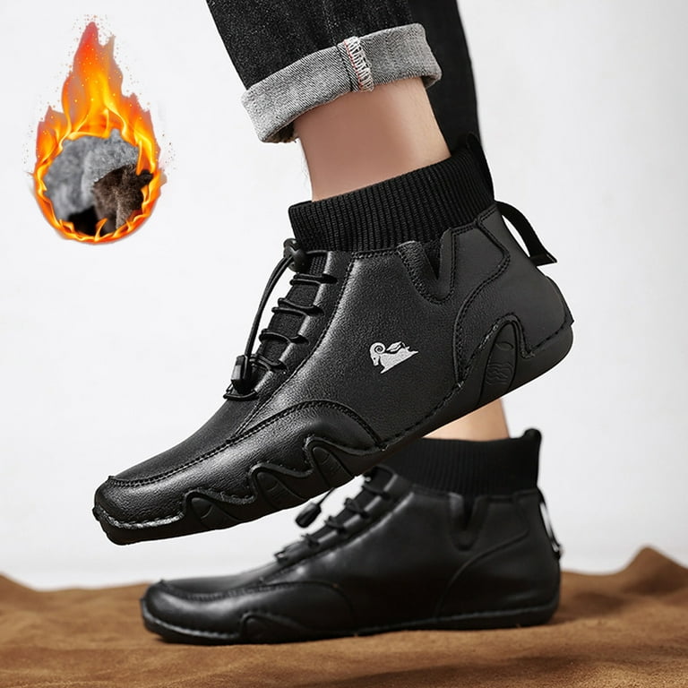 JDEFEG Lacrosse Boot Mens Shoes High Top Elastic Band Sport JDEFEG Lacrosse Boot Mens Shoes High Top Elastic Band Sport