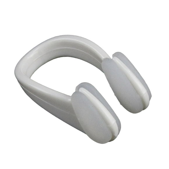 Pinzas nasales para nadar, pinza nasal hecha de, agarre nasal impermeable para nadar, blanco