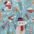 thumbnail image 2 of Coolnut Christmas Snowman Round Tablecloth 60", Waterproof Stain and Wrinkle Resistant Washable Decorative Table Covers for Kitchen Dining Tabletop Party Outdoor Picnic Christmas Decor, 2 of 7