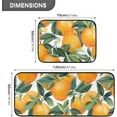 thumbnail image 2 of Orange Leaves Kitchen Mat Set of 2, Non-Slip Kitchen Rug for Floor, Waterproof Sink Carpet for Home, Office, Laundry, 2 of 6