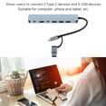 thumbnail image 3 of USB C Docking Station, Type C Hub 7 Ports Aluminium Alloy For PC Phone, 3 of 5