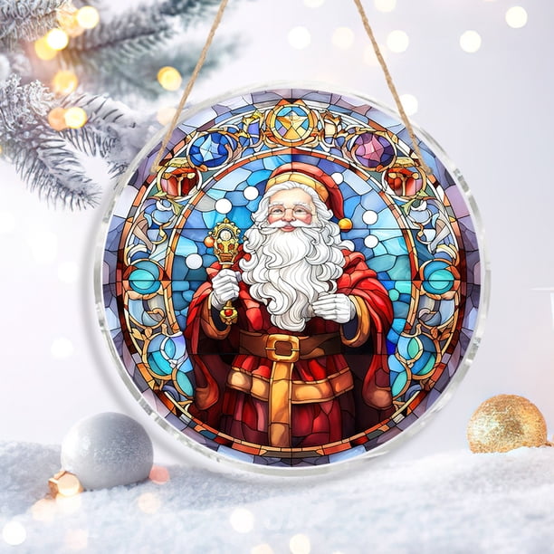 Ganfancp Los Bonitos Carteles Navideños de Resina con Motivos Navideños, Elegantes Imágenes y Decoraciones Festivas, Son Ideales para Añadir Calidez y Alegría a Su Estilo de Decoración Navideña. Ofer