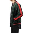 thumbnail image 5 of Ma Croix Mens Track Bomber Jacket Full Zip Lightweight Casual Stretch Slim Fit, 5 of 7