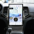 thumbnail image 2 of ZWNAV 14.4 Inch Qualcomm Android 13 Car Radio for Jeep Grand Cherokee 2014-2024 Stereo Upgrade Tesla Style IPS Touch Screen Android Auto GPS Navigation Head Unit Multimedia Player（Black）, 2 of 11