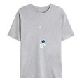 thumbnail image 1 of Camiseta de manga corta con estampado de planeta espacial para hombre, informal, a la moda, con cuello redondo Pompotops  oipoqjl33924, 1 of 3