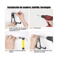 thumbnail image 5 of 4 Ganchos De Suspensión De Bicicleta De Pared De Acero Doble negro, 5 of 5