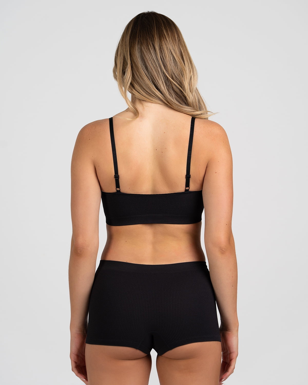 下着・アンダーウェア Melt the lady m triangle bra shorts set Women's Microfibre triangle bra with crystals | Black | Diesel