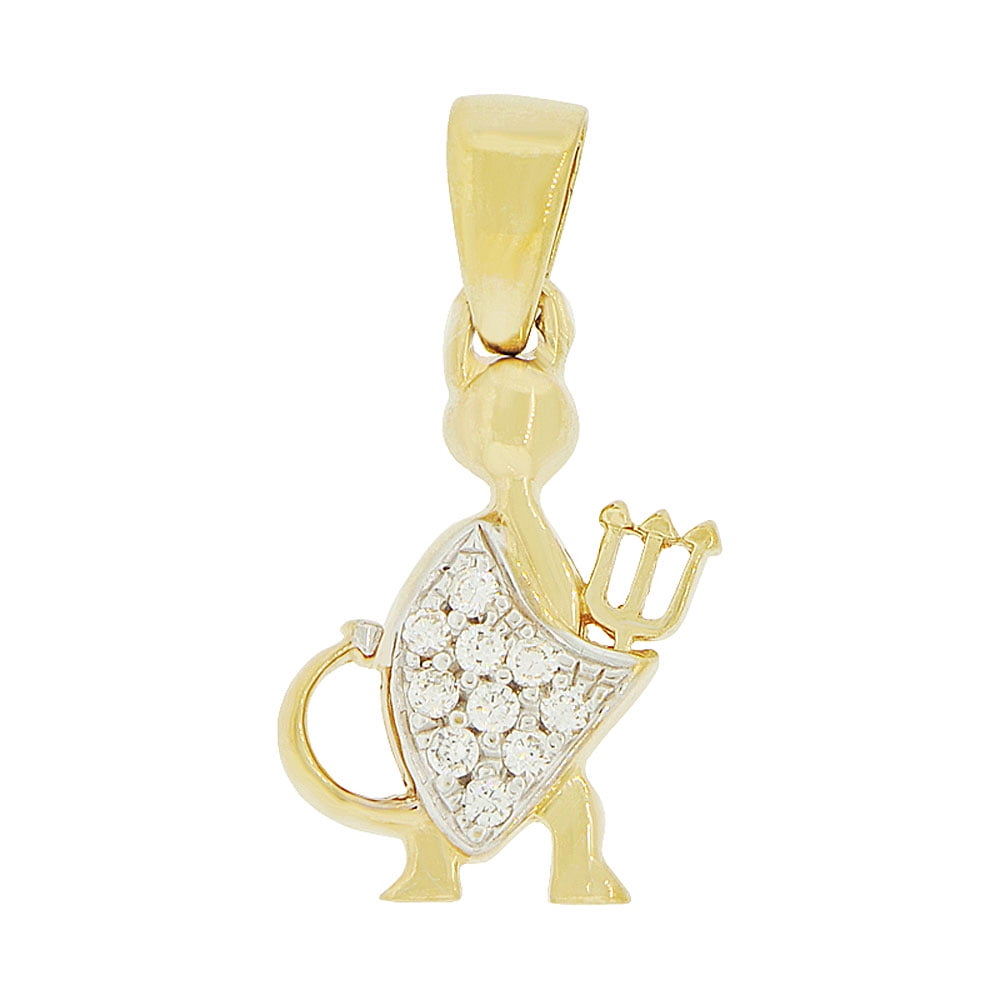 14K Yellow Gold Small Shiny-Cut Number 40 Charm 14K Yellow Gold Small Shiny-Cut Number 40 Charm