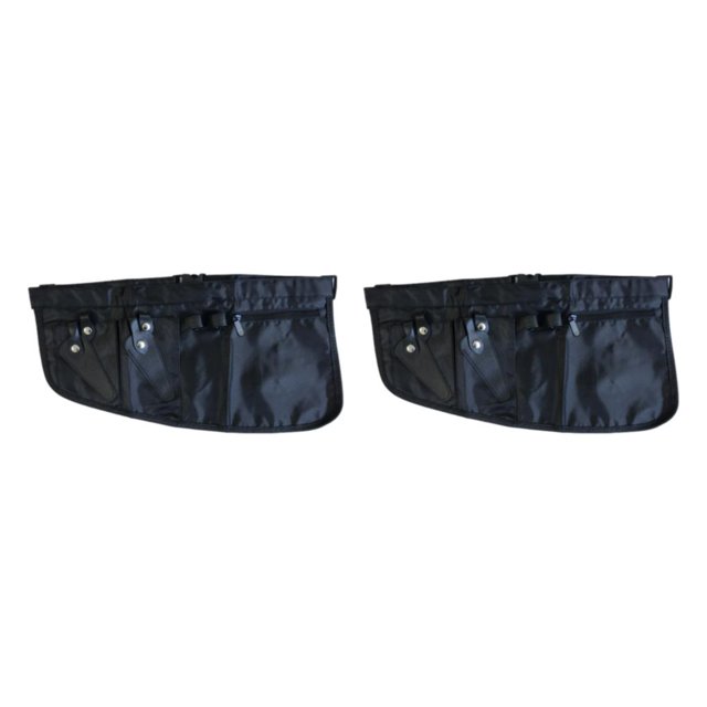 Maytalsory Professional Hairdressing Waist Pack For Unisex Carry Styling Tools With Ease black 2Set
