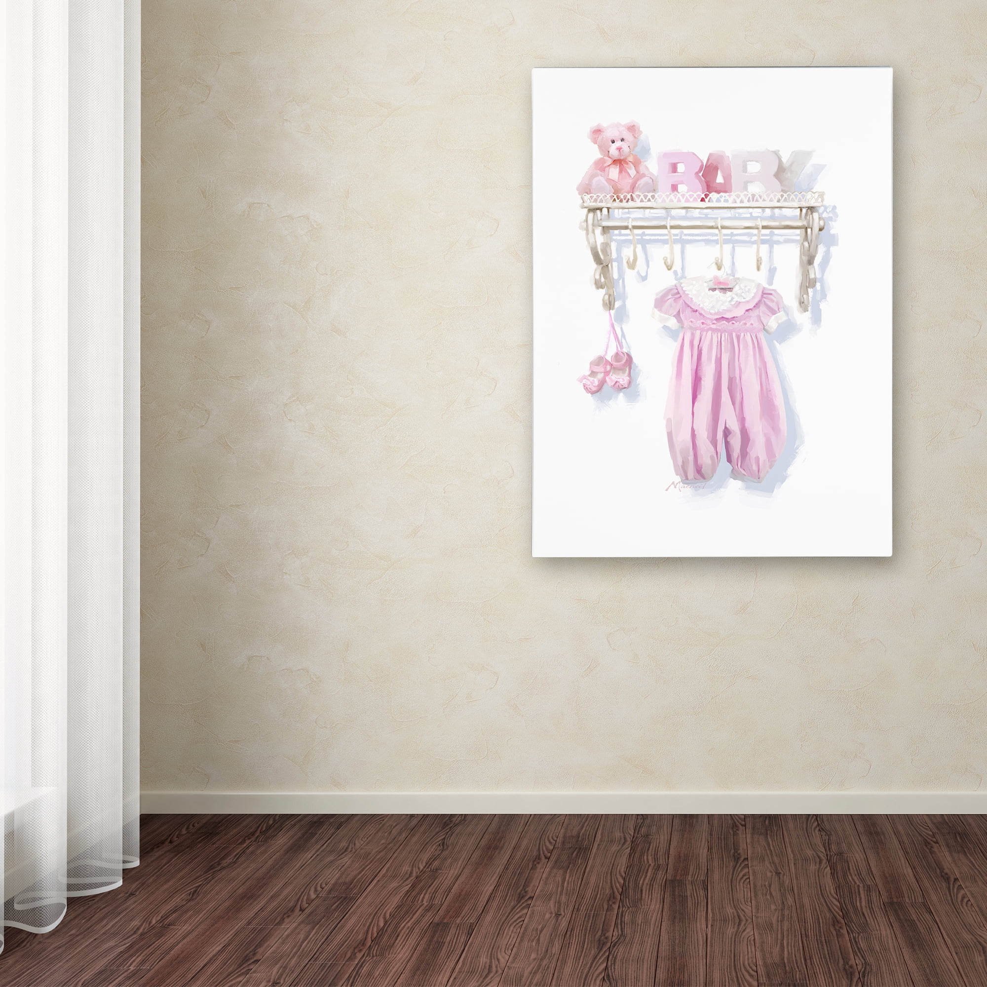 Trademark Fine Art 'Birth Pink' Canvas Art by The Macneil Studio