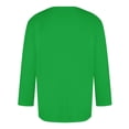 thumbnail image 2 of Ceisia Men's St. Patrick's Day 3/4 Sleeve T-Shirts, Relaxed Fit Crew Neck Shamrock Heart Graphic Tees Gifts, 2 of 4