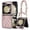 Rosegold, variant on TECH CIRCLE for Samsung Galaxy Z Flip 5 Case with Luxury Detachable Chain Wrist Strap Bracelet Cute Case for Girls Women Slim Silk Scarf Design Shockproof PC Cover for Galaxy Z Flip 5 5G,Black
