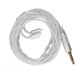 thumbnail image 1 of Cable de auriculares de Cobre Plateado, 47.2 Pulgadas de cable Auricular Cable flexible de auriculares, 1 of 7