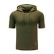 thumbnail image 2 of pstuiky camisetas para hombre, Camisa de manga corta con cuello abierto y lazo floral hecha a mano para hombre camisas casuales para hombre l, 2 of 4
