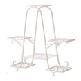 thumbnail image 1 of Soporte para plantas, soporte para macetas, soporte de hierro para regalos, estantes de exhibición para macetas Blanco, 1 of 9