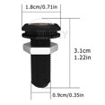 thumbnail image 4 of 4Pcs Universal 12V Front Grille Lighting Amber High Power Led Eagle Eye DRL Car Fog Bulb Reverse Backup Parking Side Signal Lamp, 4 of 5