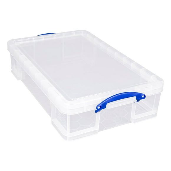 Really Useful Box 33L Storage Container w/Snap Lid & Clip Lock Handle