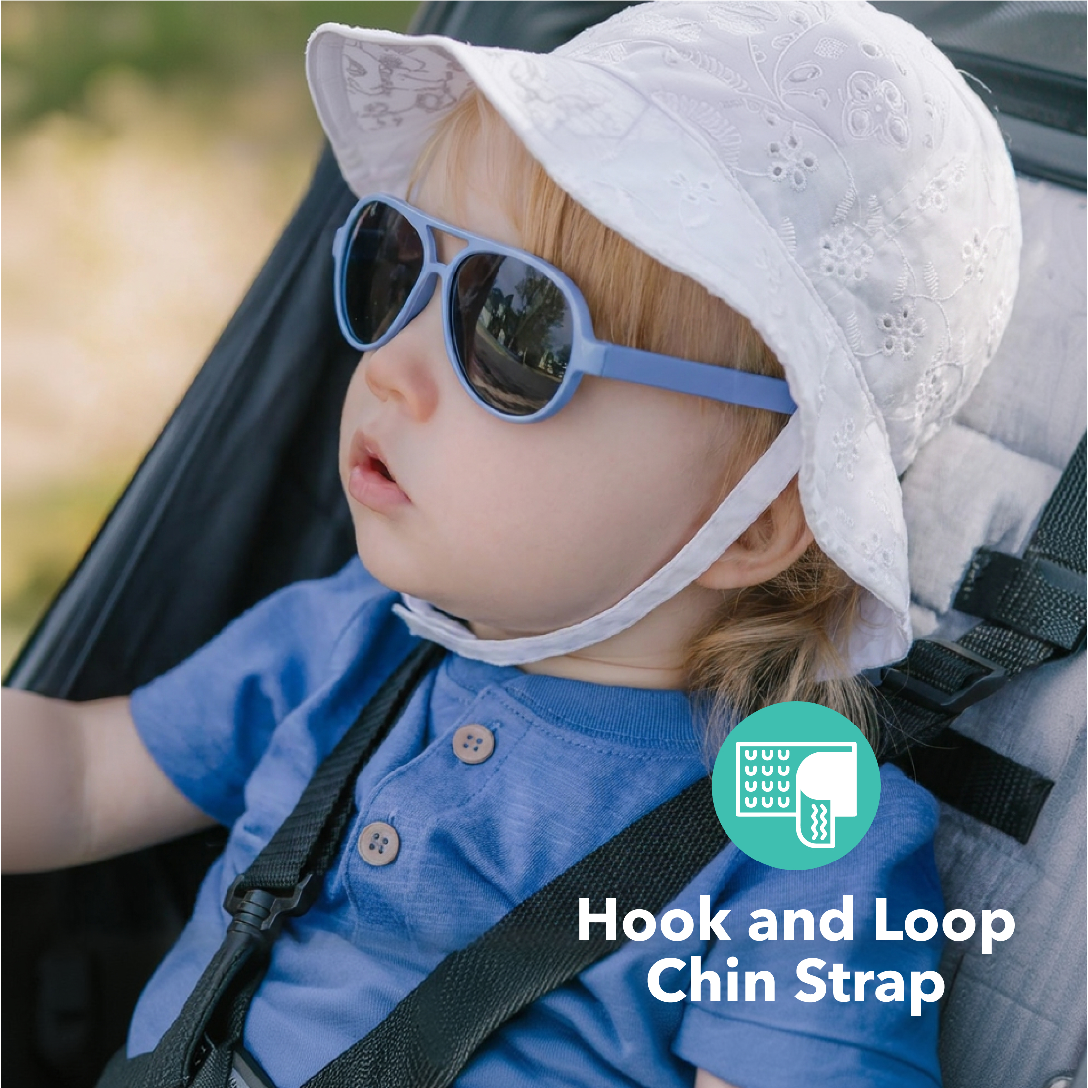 Carter's Child of Mine Baby Girl Bucket Sun Hat photo 3