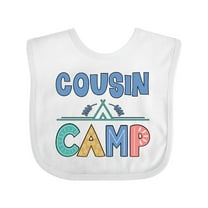 Inktastic Cousin Camp Summer Grandma Party Girls Baby Bib