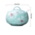 thumbnail image 3 of Sugar Bowl With Lid And Spoon, 14oz Sugar Dish, Sugar Bowls For Countertop, Salt Container-Dark Blue, 3 of 8