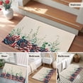 thumbnail image 6 of 4th of July Washable Area Rug 2 x 3 ft USA Flag Rose, Soft Non Slip Rugs Stain Repellent Indoor Felt Carpet for Living Dining Room Bedroom Home Office, 6 of 9