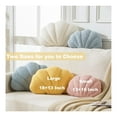 thumbnail image 3 of Seashell Throw Pillows Shell Shaped Pillow White Sea Shell Pillows for Bed Seashell Decorative Pillow Soft Plush Pillow Sea Couch Decoration(18 X 13 inch), 3 of 6