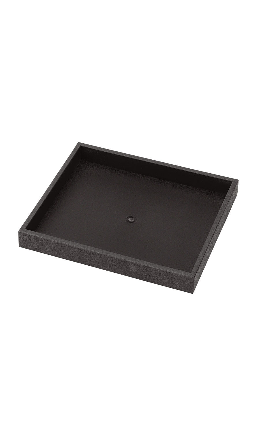 10 Pc Black Plastic Stackable Small Jewelry Inserts Trays 8 1/4"L x 7 1/4"W x1"D 