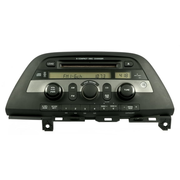 Restored 2005-2010 Honda Odyssey AM FM 6 Disc CD Changer XM 39100-SHJ-A400 Face Code 1BU1 (Refurbished)