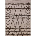 thumbnail image 1 of Ahgly Company Indoor Rectangle Mid-Century Modern Brown Solid Area Rugs, 7' x 9', 1 of 6